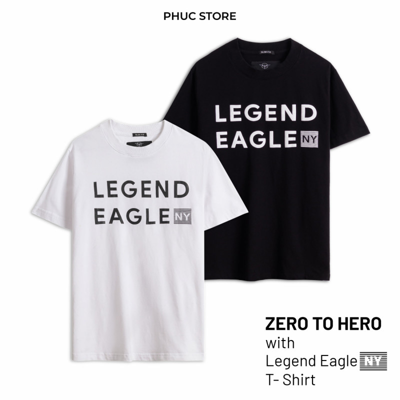 Tee Legend Eagle in giữa to