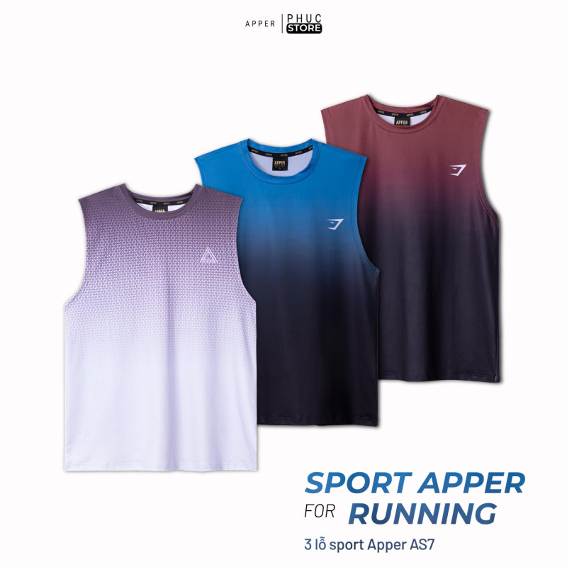 Áo Ba lỗ Sport Thể Thao Nam New Apper phối loang - PHUCSTORE