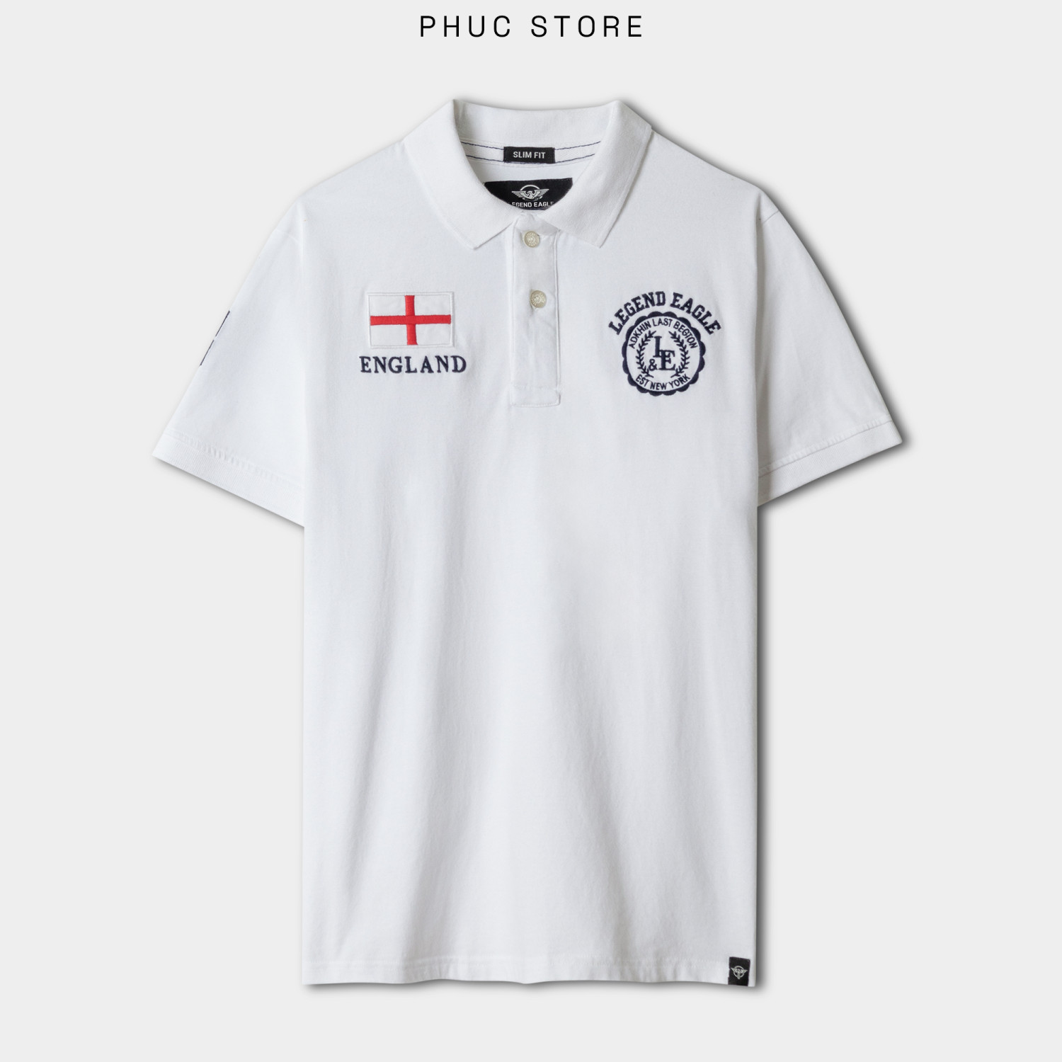 Polo LEGEND thêu 2 bên  PL57- PHUCSTORE