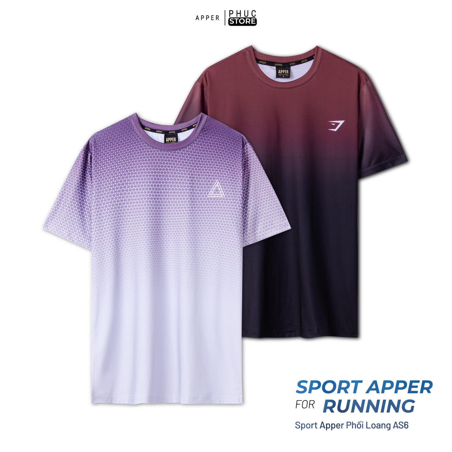 Áo Sport Thê Thao Nam New Apper Phối Loang 2 màu - PHUCSTORE